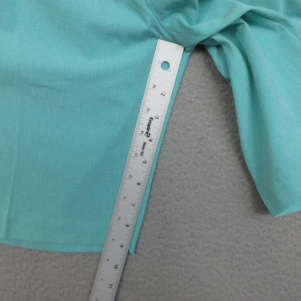 Adidas Crosshatch Golf Shorts Men 34x10 Green Stretch Performance Preppy Resort